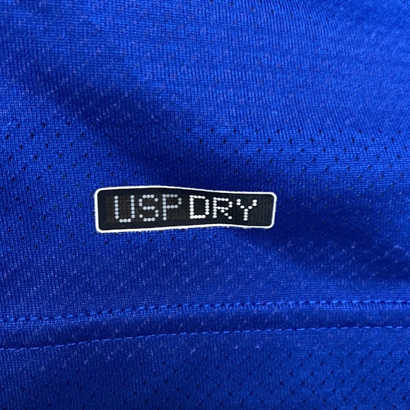 Puma Golf DUO SWING CHEVRON Polo UPF PROTECTION Shirt COOL MAX  top Men SZ M - Picture 8 of 10